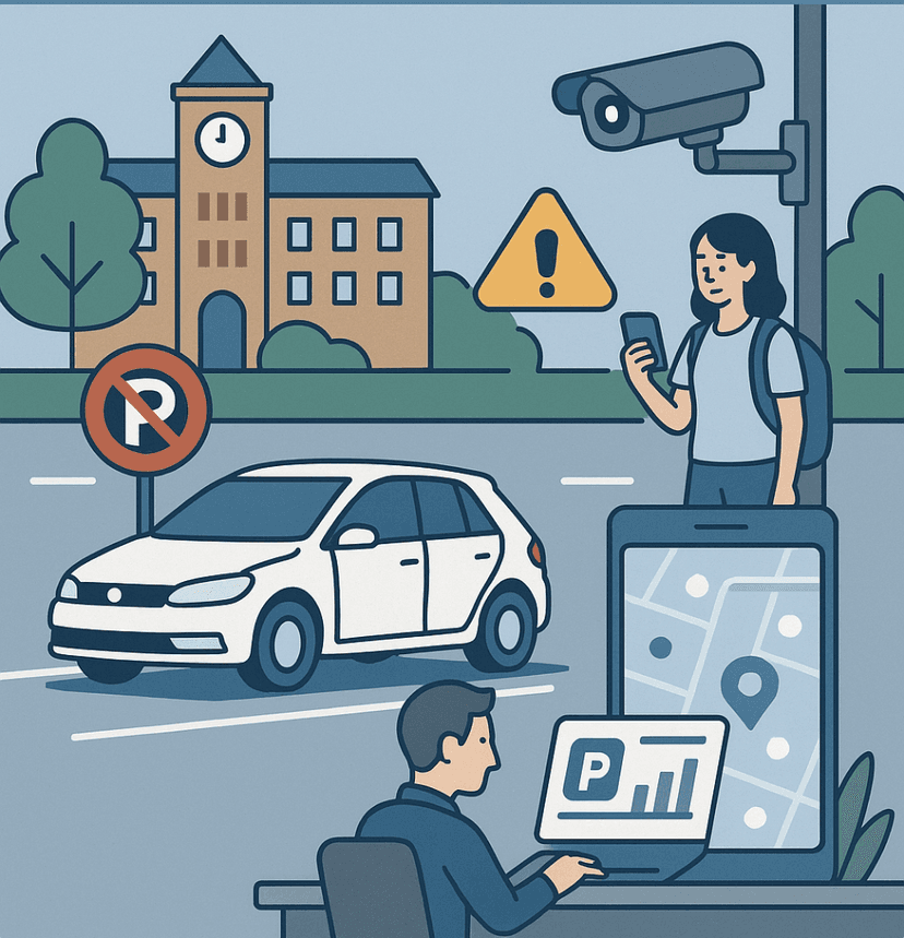 How Universities Can Automate Parking Enforcement with Smart Parking Systems  - Blog Hero Image