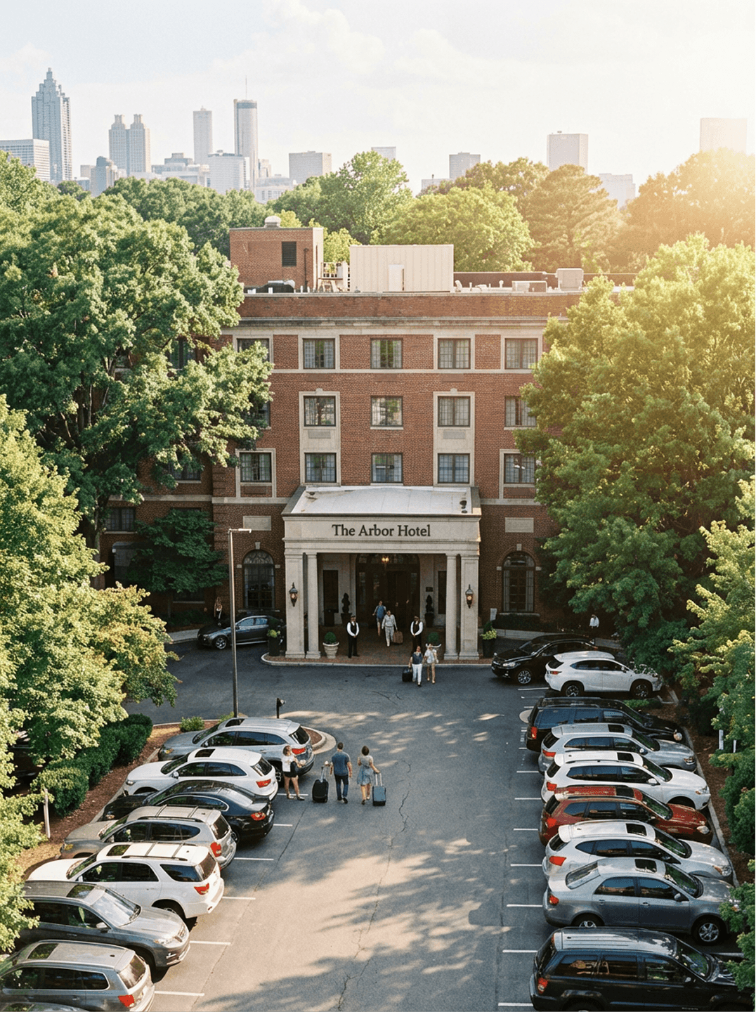 Hotel lot after Spot Parking